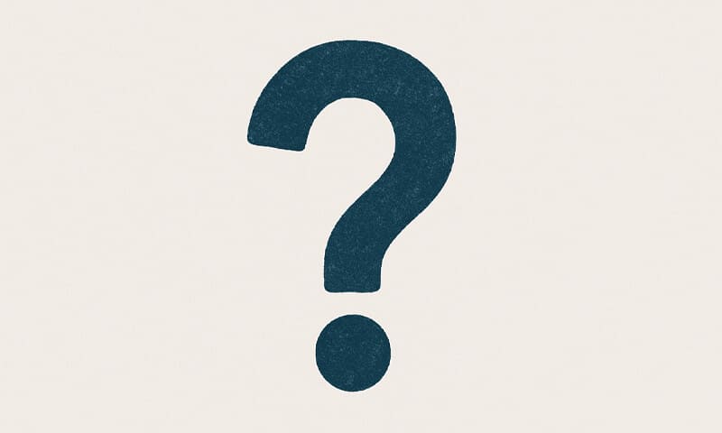 Un punto interrogativo che rappresenta le cause del cancroide