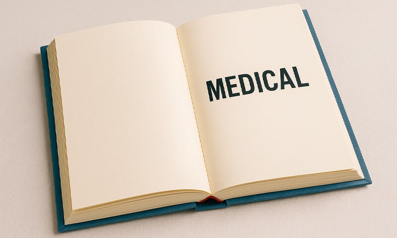 Un libro medico che espone tutte le tipologie di psoriasi