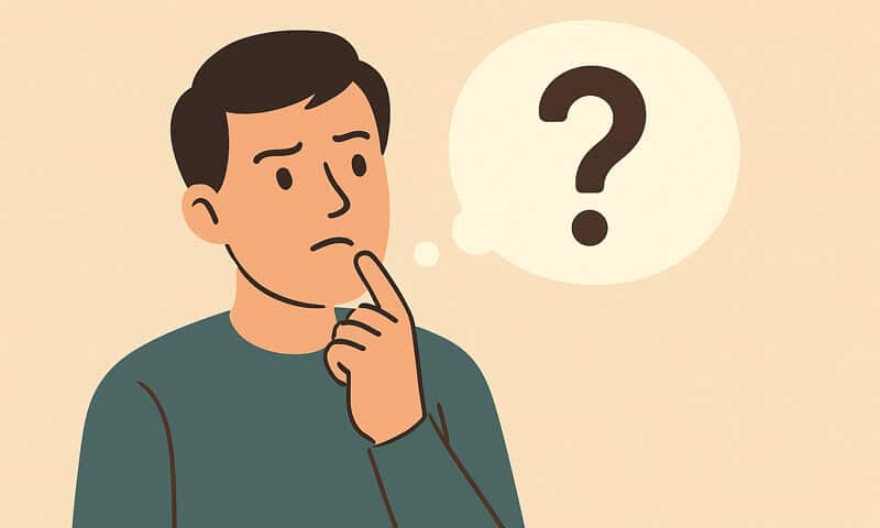 Una persona si interroga sulle cause dell'alessitimia